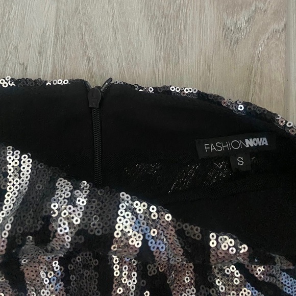 Sequin wide leg pants - Picture 2 of 2